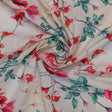Beautiful Ditsy Red Rose With Lavender Rose  - Pure Cotton – pco 0 ta 06540 108 beautiful ditsy red rose with lavender rose pure cotton 1