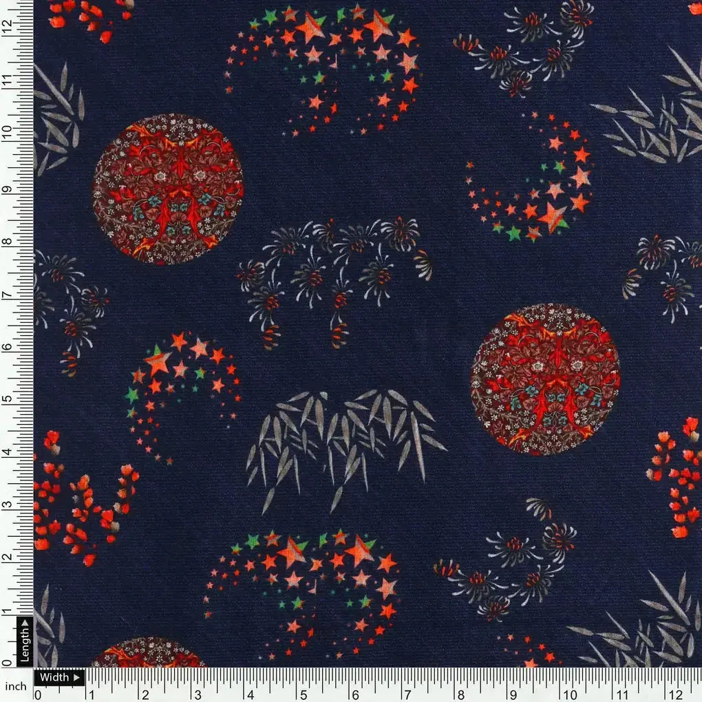 Beautiful Quirky Pattern over Blue Base Digital Printed Fabric – pco 0 ta01266 108 beautiful quirky pattern over blue base digital printed fabric 4