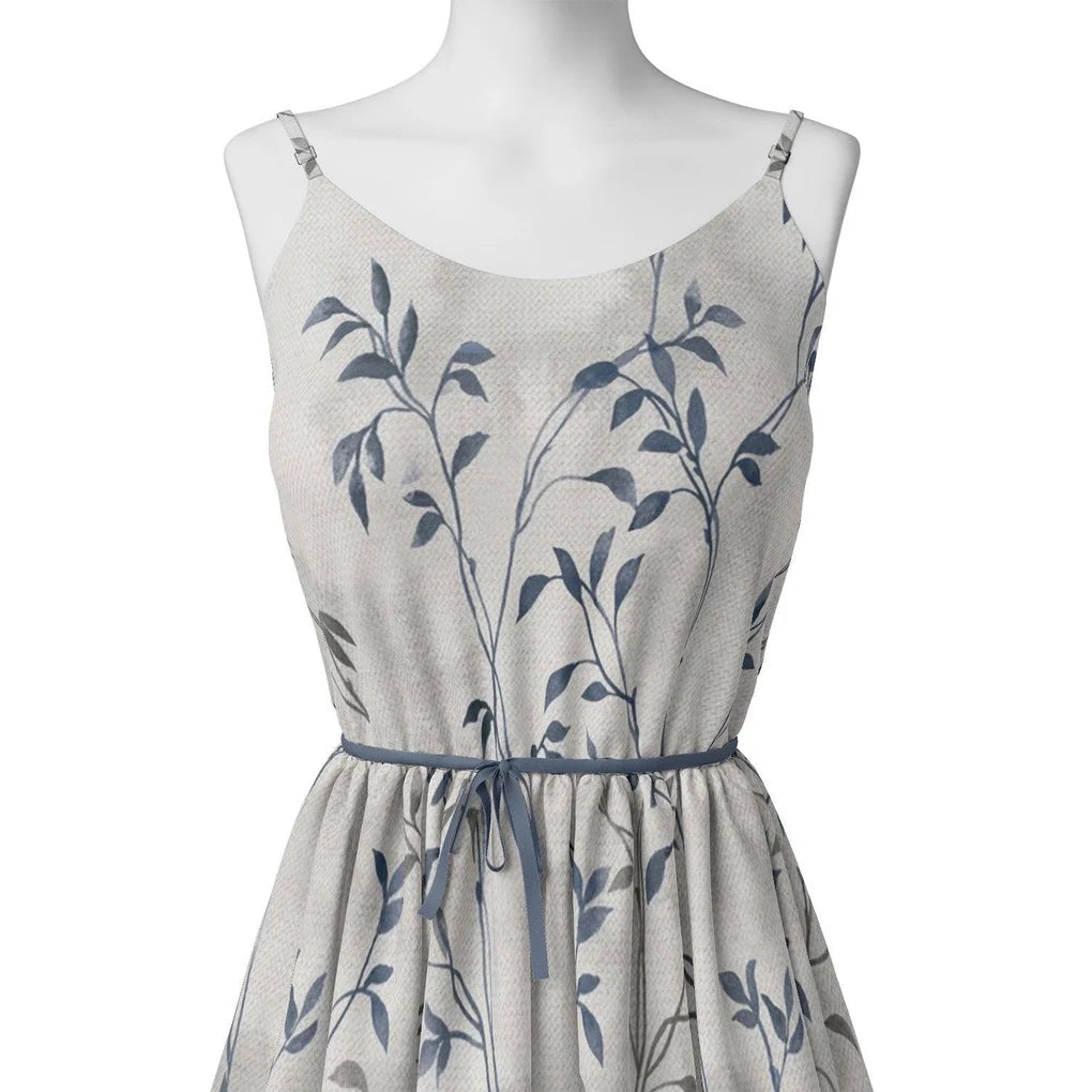 Leaves Vines Over Dusty Grey Base Digital Printed Fabric – pco 0 ta01286 108 leaves vines over dusty grey base digital printed fabric 2