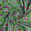 Tropical Leaves Pink Hibiscus Flower Digital Printed Fabric - Cotton – pco 0 ta0216 108 tropical leaves pink hibiscus flower digital printed fabric cotton 1