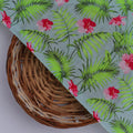 Tropical Leaves Pink Hibiscus Flower Digital Printed Fabric - Cotton – pco 0 ta0216 108 tropical leaves pink hibiscus flower digital printed fabric cotton 2