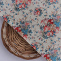 Beautiful Ditsy Flowers On Blue Digital Printed Fabric - Pure Cotton – pco 0 ta05681 108 beautiful ditsy flowers on blue digital printed fabric pure cotton 2