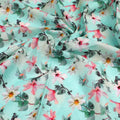Beautiful Lily With White Daisy Flower Digital Printed Fabric - Pure Cotton – pco 0 ta06091 108 beautiful lily with white daisy flower digital printed fabric pure cotton 3