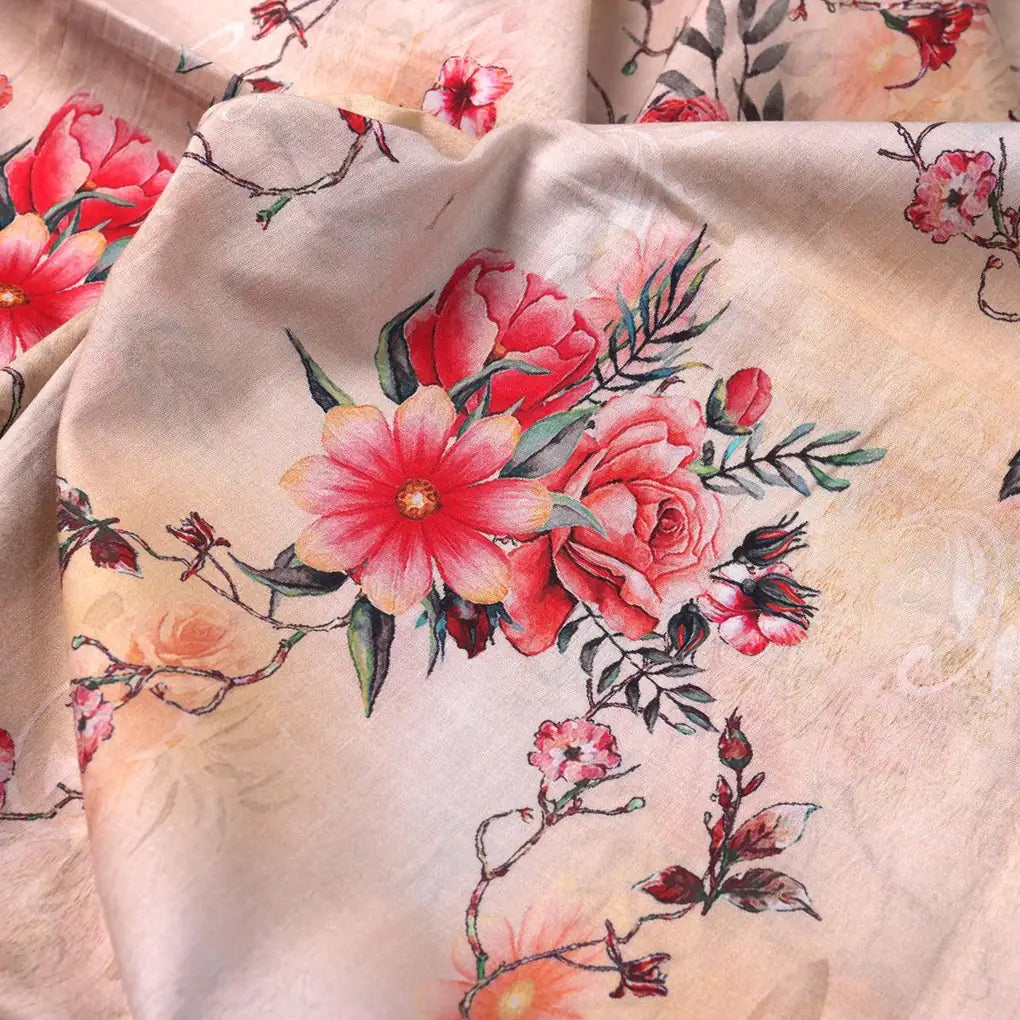 Multicolor Floral Digitally Printed Fabrics - Pure Cotton – pco 0 ta06541p3 108 multicolor floral digitally printed fabrics pure cotton 3