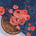 Redish Floral Repeat Digital Printed Fabric - Pure Cotton – pco 0 ta06678 108 redish floral repeat digital printed fabric pure cotton 2