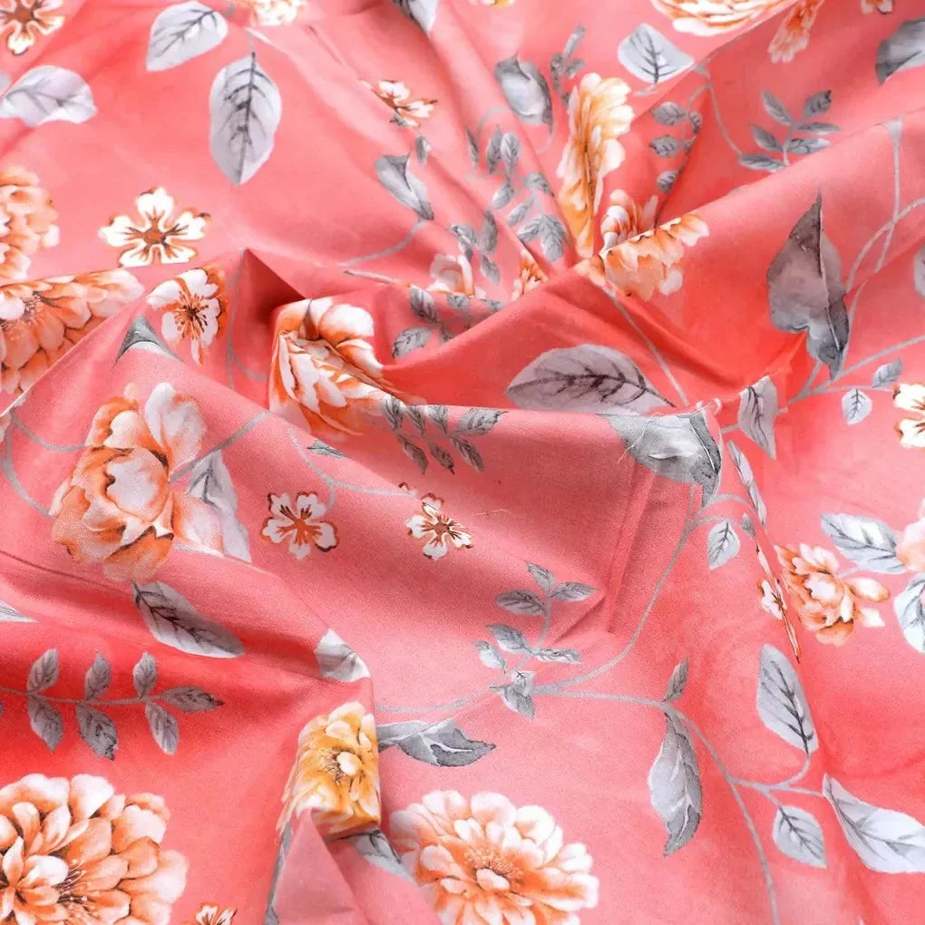 Beautiful Red Base Floral Vine Digital Printed Fabric – pco 0 ta06679 108 beautiful red base floral vine digital printed fabric 3