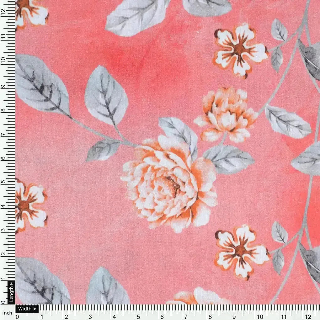 Beautiful Red Base Floral Vine Digital Printed Fabric – pco 0 ta06679 108 beautiful red base floral vine digital printed fabric 4