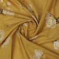 Lemon Yellow Flower Allover Digital Printed Fabric - Pure Cotton – pco 0 ta06831p8 108 lemon yellow flower allover digital printed fabric pure cotton 1