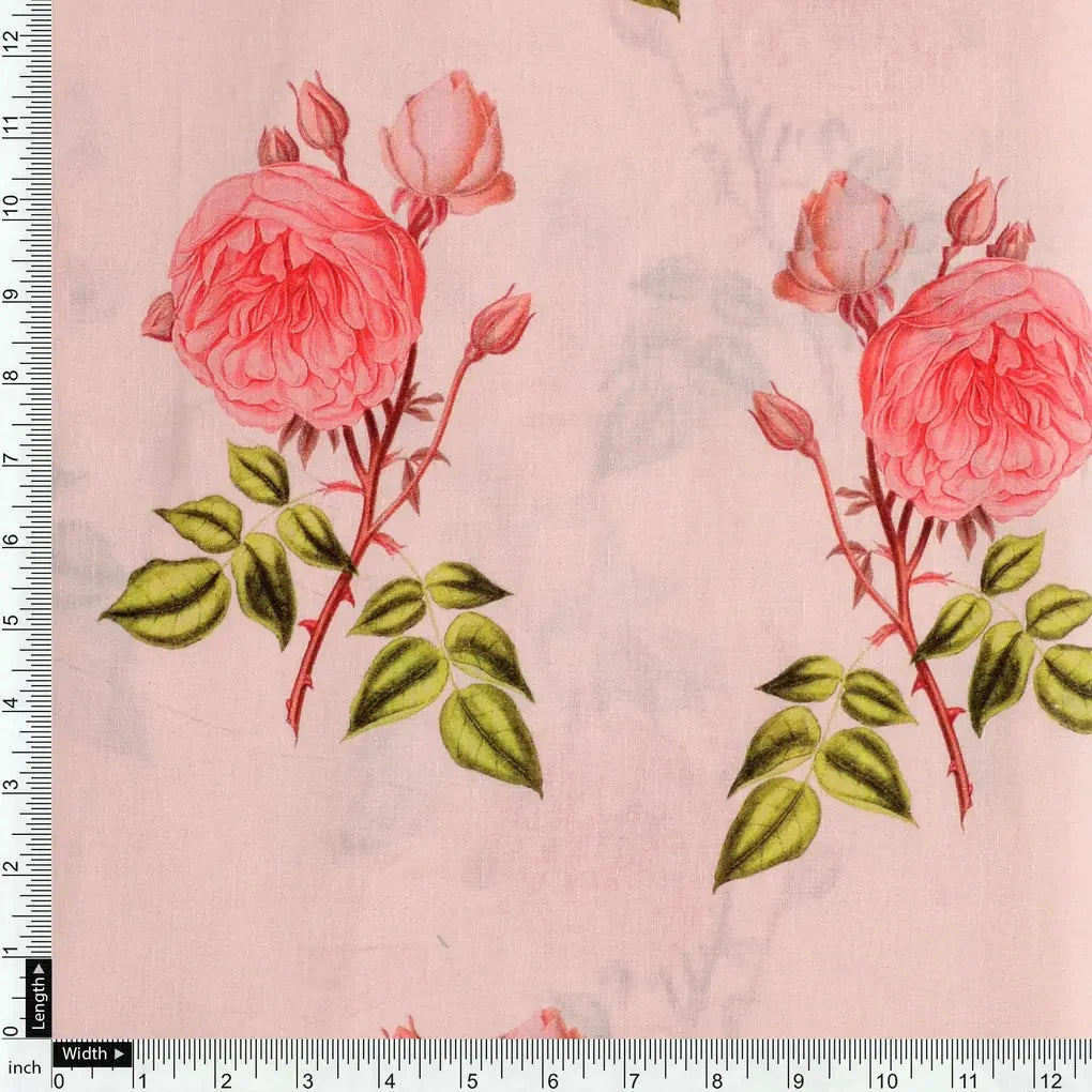 Red Rose Laying Over Peach Base Digital Printed Fabric – pco 0 ta07107p11 108 red rose laying over peach base digital printed fabric 4