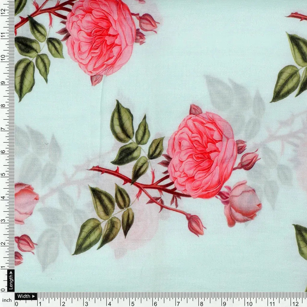 Red Rose Laying on Pista Base Digital Printed Fabric – pco 0 ta07107p14 108 red rose laying on pista base digital printed fabric 4