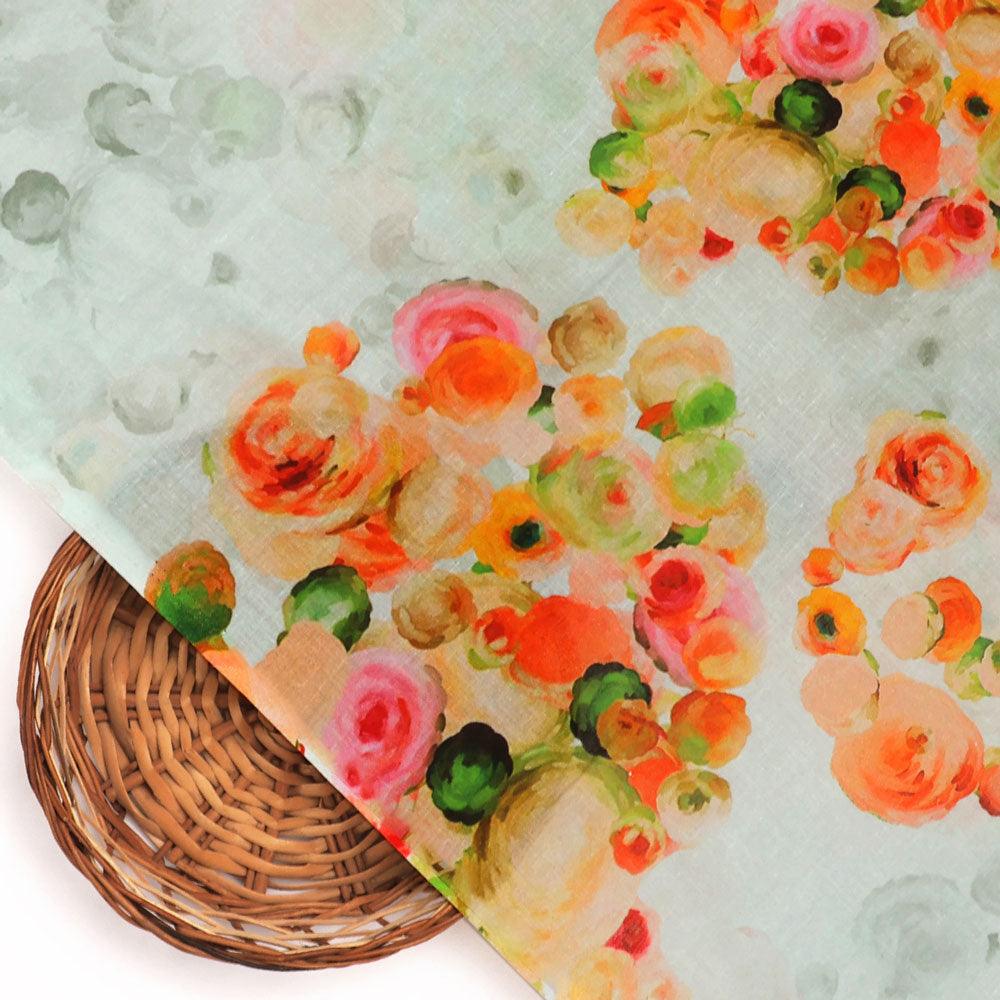 Green Watercolor Printed Pure Cotton Fabric Material – pco 0 ta07183p2 108 green watercolor printed pure cotton fabric material 2