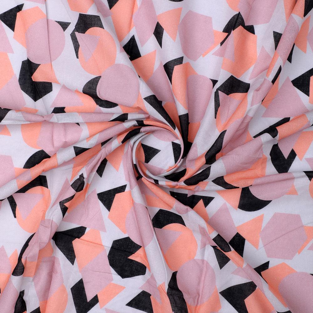 Colourful Geometric Shape Digital Printed Fabric - Pure Cotton – pco 0 ta07611a 108 colourful geometric shape digital printed fabric pure cotton 1