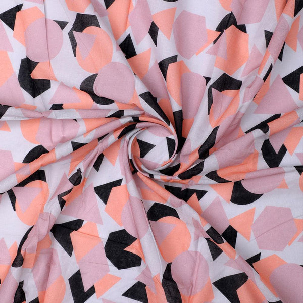 Colourful Geometric Shape Digital Printed Fabric - Pure Cotton – pco 0 ta07611a 108 colourful geometric shape digital printed fabric pure cotton 1