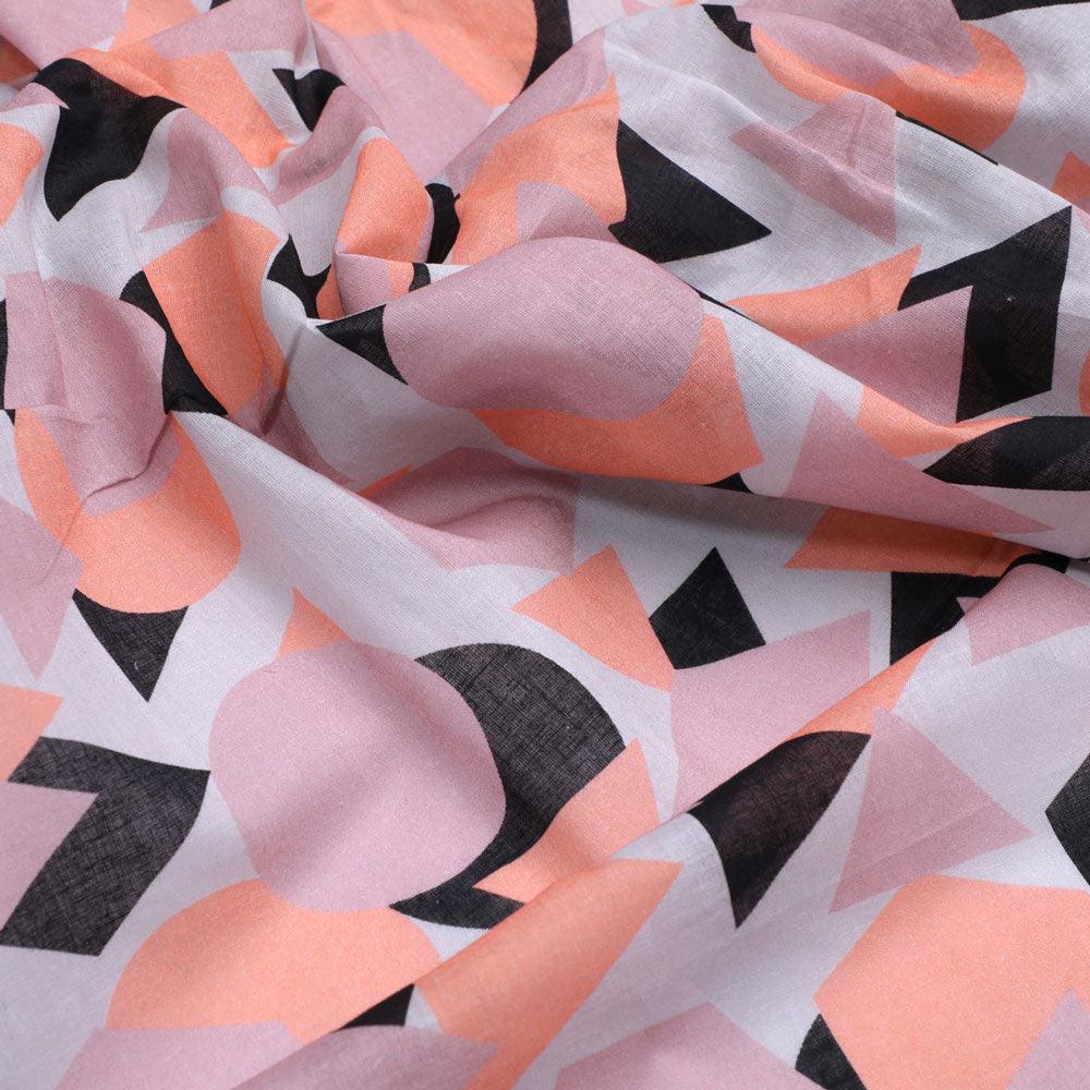 Colourful Geometric Shape Digital Printed Fabric - Pure Cotton – pco 0 ta07611a 108 colourful geometric shape digital printed fabric pure cotton 3