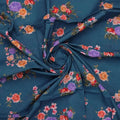 Colourful Flower Bunch Digital Printed Fabric - Pure Cotton – pco 0 ta07614 108 colourful flower bunch digital printed fabric pure cotton 1