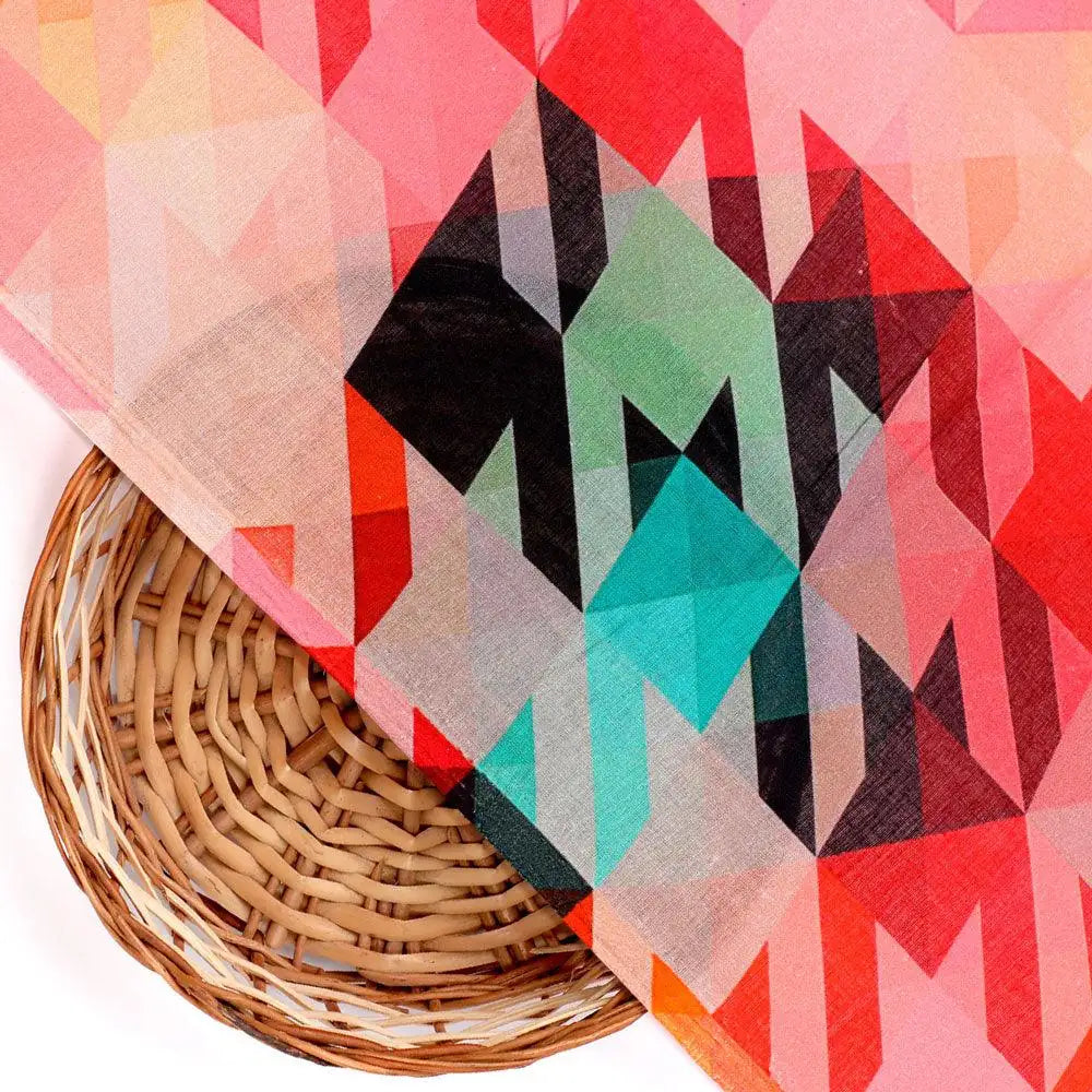 Attractive Multicolor Abstract Pattern Digital Printed Fabric - Pure Cotton – pco 0 ta07709a 108 attractive multicolor abstract pattern digital printed fabric pure cotton 2