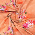 Bloom Pink Forest Flower Digital Printed Fabric - Pure Cotton – pco 0 ta08282 108 bloom pink forest flower digital printed fabric pure cotton 1