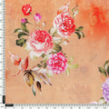 Bloom Pink Forest Flower Digital Printed Fabric - Pure Cotton – pco 0 ta08282 108 bloom pink forest flower digital printed fabric pure cotton 4