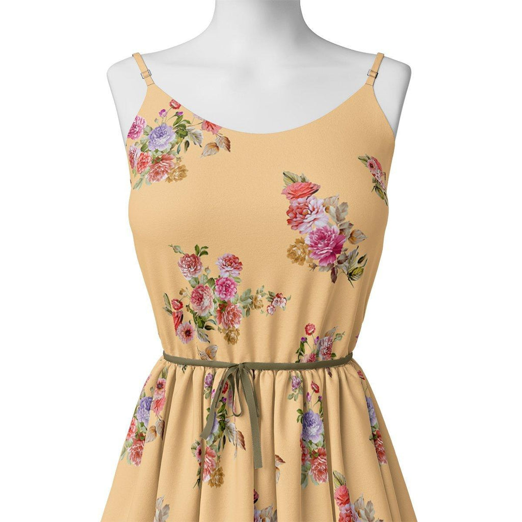 Apricot Light Watercolour Flower Digital Printed Fabric - Cotton – pco 0 ta08282p 108 apricot light watercolour flower digital printed fabric cotton 2