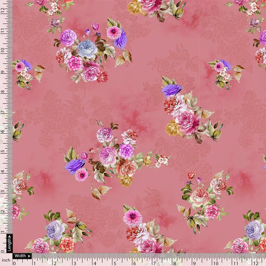 Dusky Pink With Zinnia Flower Digital Printed Fabric - Cotton – pco 0 ta08282p3 108 dusky pink with zinnia flower digital printed fabric cotton 4