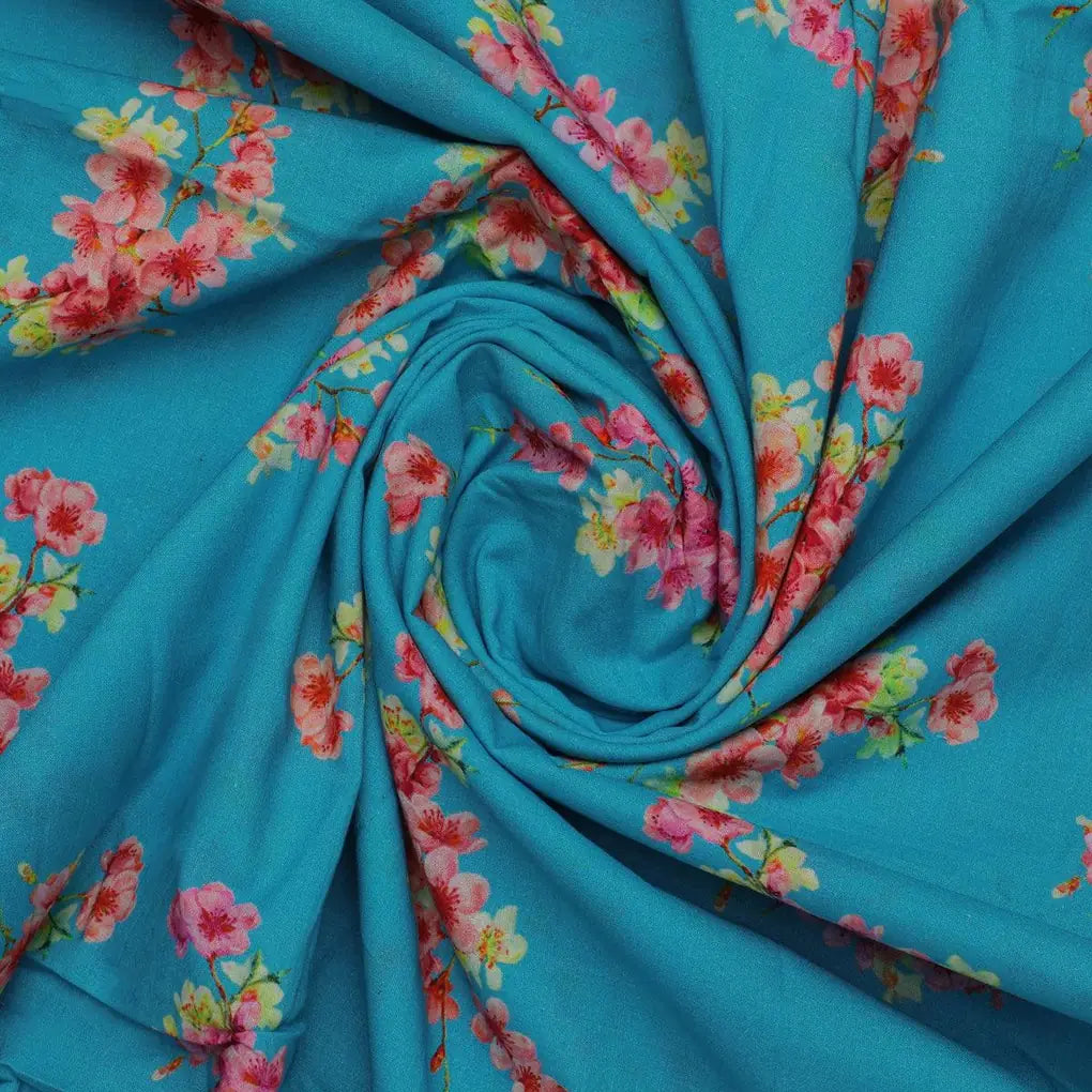 Ditsy Leaf Love Digital Printed Fabric - Pure Cotton – pco 0 ta08283 108 ditsy leaf love digital printed fabric pure cotton 1