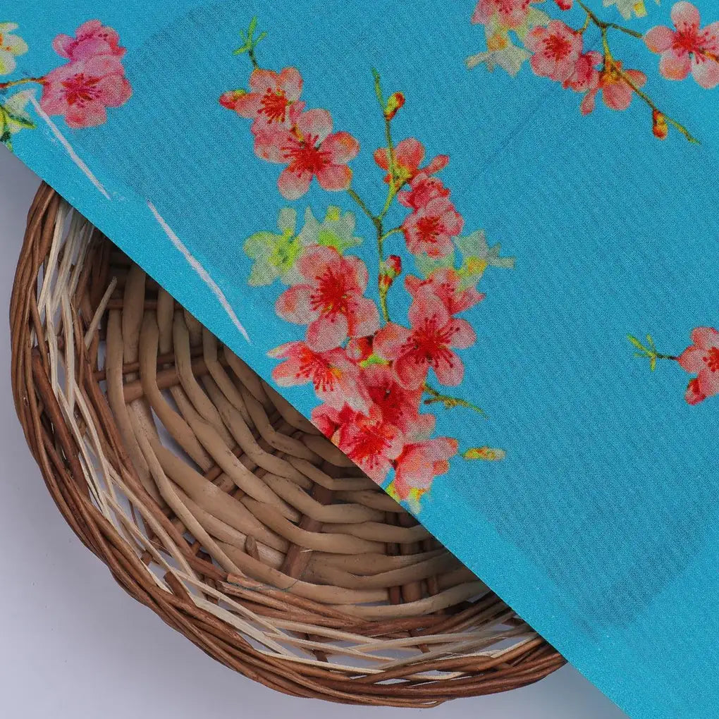 Ditsy Leaf Love Digital Printed Fabric - Pure Cotton – pco 0 ta08283 108 ditsy leaf love digital printed fabric pure cotton 2