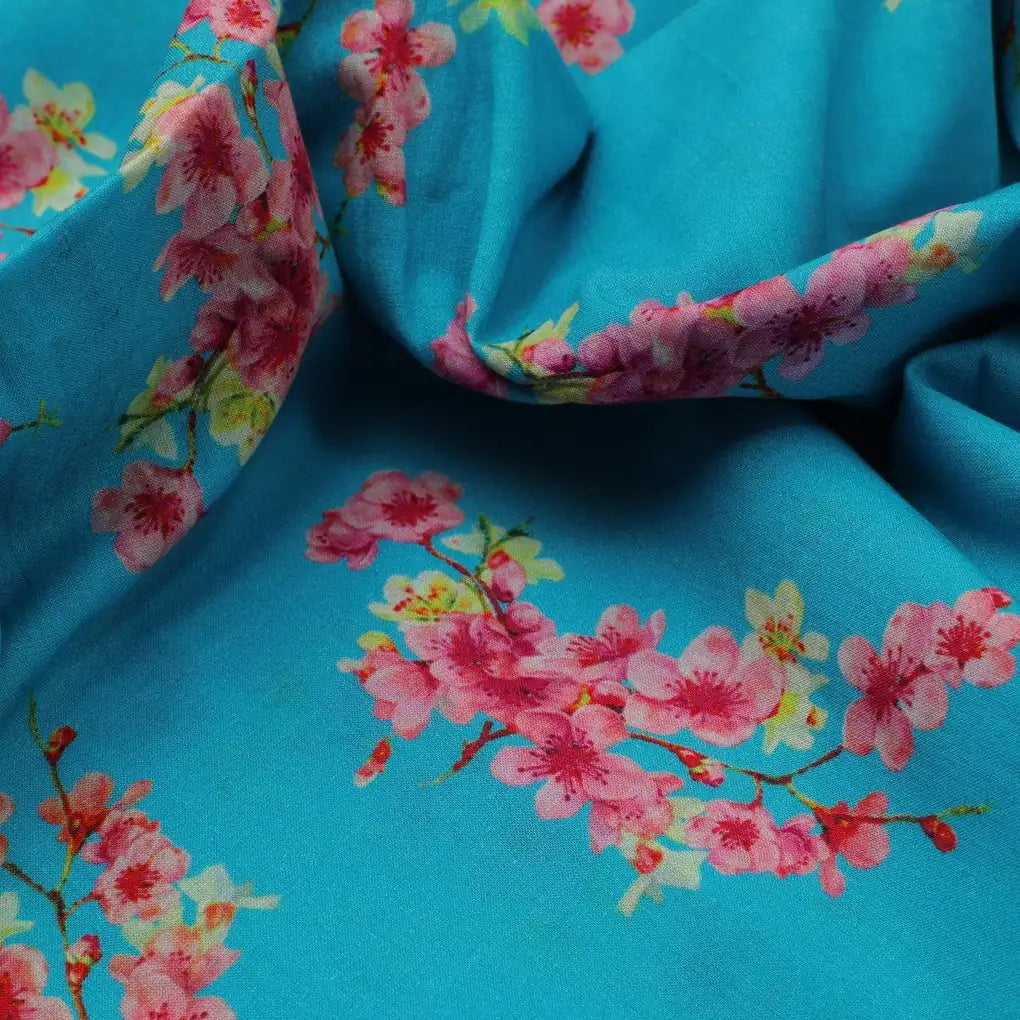 Ditsy Leaf Love Digital Printed Fabric - Pure Cotton – pco 0 ta08283 108 ditsy leaf love digital printed fabric pure cotton 3