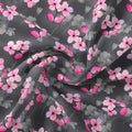 Pink Orchid Flower With Grey Background Digital Printed Fabric - Cotton – pco 0 ta08291p 108 pink orchid flower with grey background digital printed fabric cotton 1