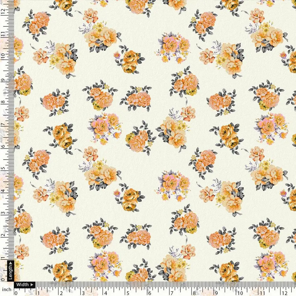 Yellow Lonicera Grey Leafs Digital Printed Fabric - Pure Cotton – pco 0 ta08325p6 108 yellow lonicera grey leafs digital printed fabric pure cotton 4