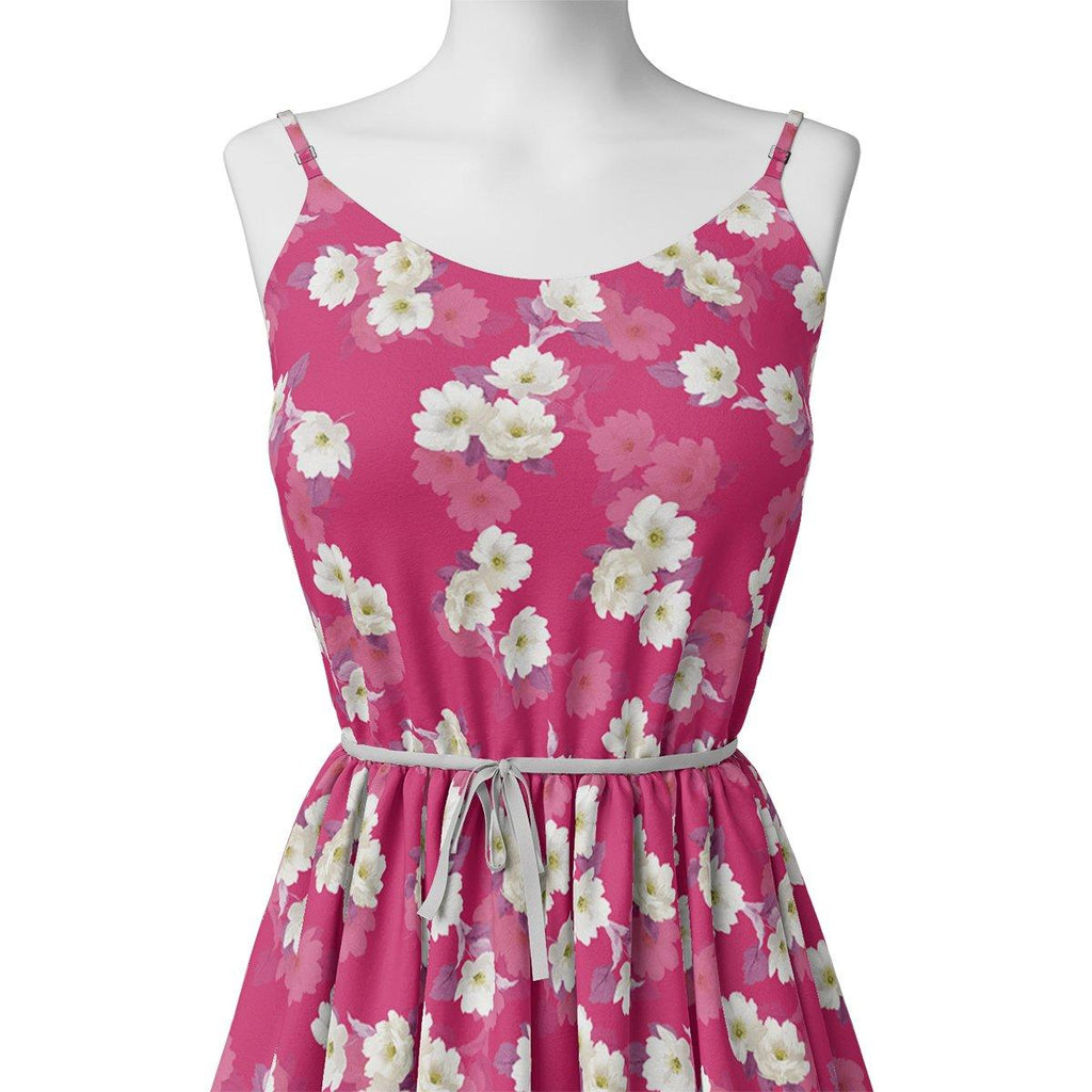 Attractive White Daffodil Flower Digital Printed Fabric - Cotton – pco 0 ta08334p2 108 attractive white daffodil flower digital printed fabric cotton 2