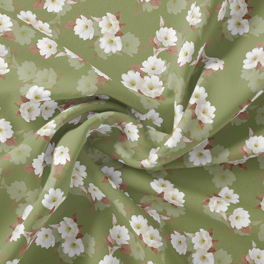 Lovely White Rose Digital Printed Fabric - Pure Cotton – pco 0 ta08334p4 108 lovely white rose digital printed fabric pure cotton 1