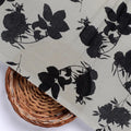 Black Floral Flower Digital Printed Fabric - Pure Cotton – pco 0 ta08505 108 black floral flower digital printed fabric pure cotton 2