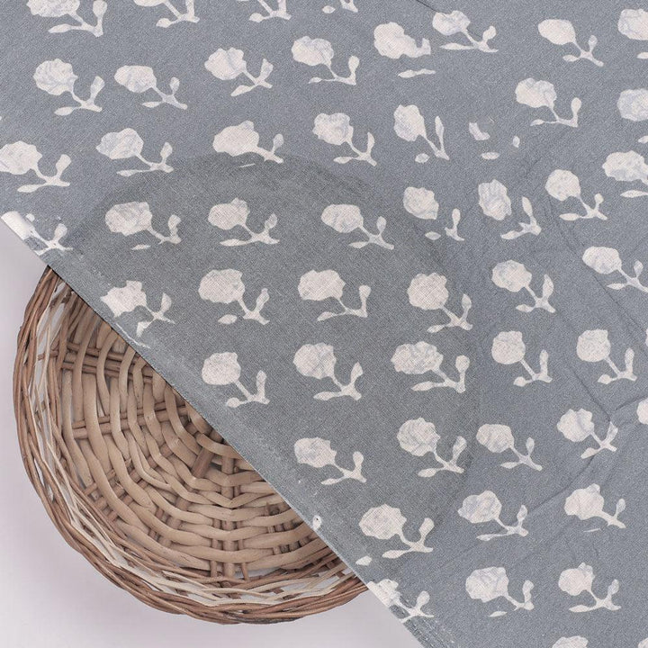 Iris Small Flower Digital Printed Fabric - Pure Cotton - FAB VOGUE Studio®