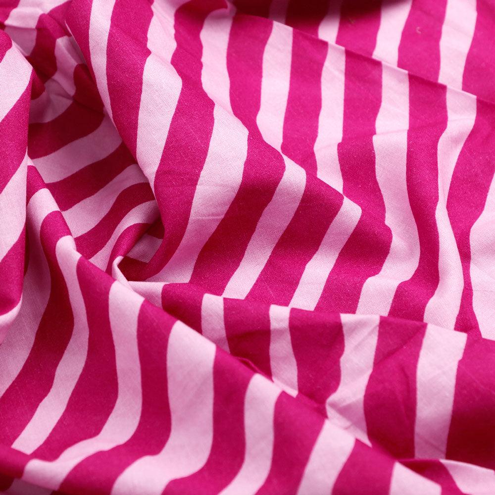 Pink Breton Stripes Pattern Digital Printed Fabric - Pure Cotton – pco 0 ta08570p8 108 pink breton stripes pattern digital printed fabric pure cotton 3