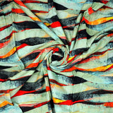 Hawaaian Waving Watercolour Digital Printed Fabric - Pure Cotton – pco 0 ta08617 108 hawaaian waving watercolour digital printed fabric pure cotton 1