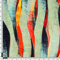 Hawaaian Waving Watercolour Digital Printed Fabric - Pure Cotton – pco 0 ta08617 108 hawaaian waving watercolour digital printed fabric pure cotton 4
