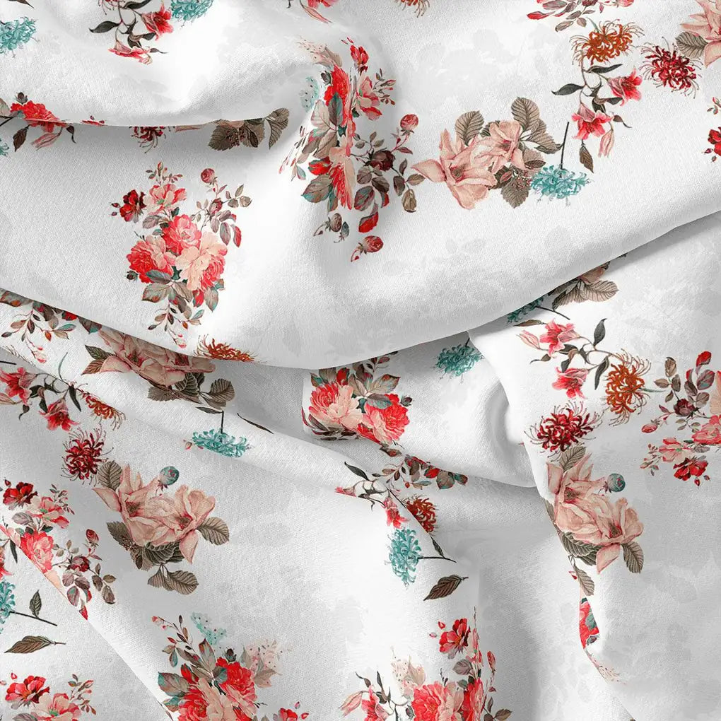 White Floral Printed Pure Cotton Fabric Material – pco 0 ta08633p18 108 white floral printed pure cotton fabric material 4