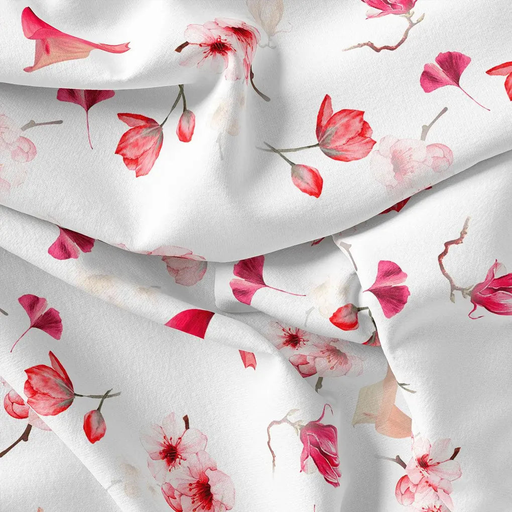 Red Floral Printed Pure Cotton Fabric Material – pco 0 ta08648p13 108 red floral printed pure cotton fabric material 4