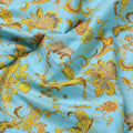 Royal Golden Flower Branch Digital Printed Fabric - Pure Cotton – pco 0 ta08684 108 royal golden flower branch digital printed fabric pure cotton 3