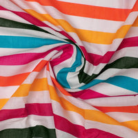 Morden Rainbow Strips Printed Fabric - Pure Cotton – pco 0 ta08736 108 morden rainbow strips printed fabric pure cotton 1