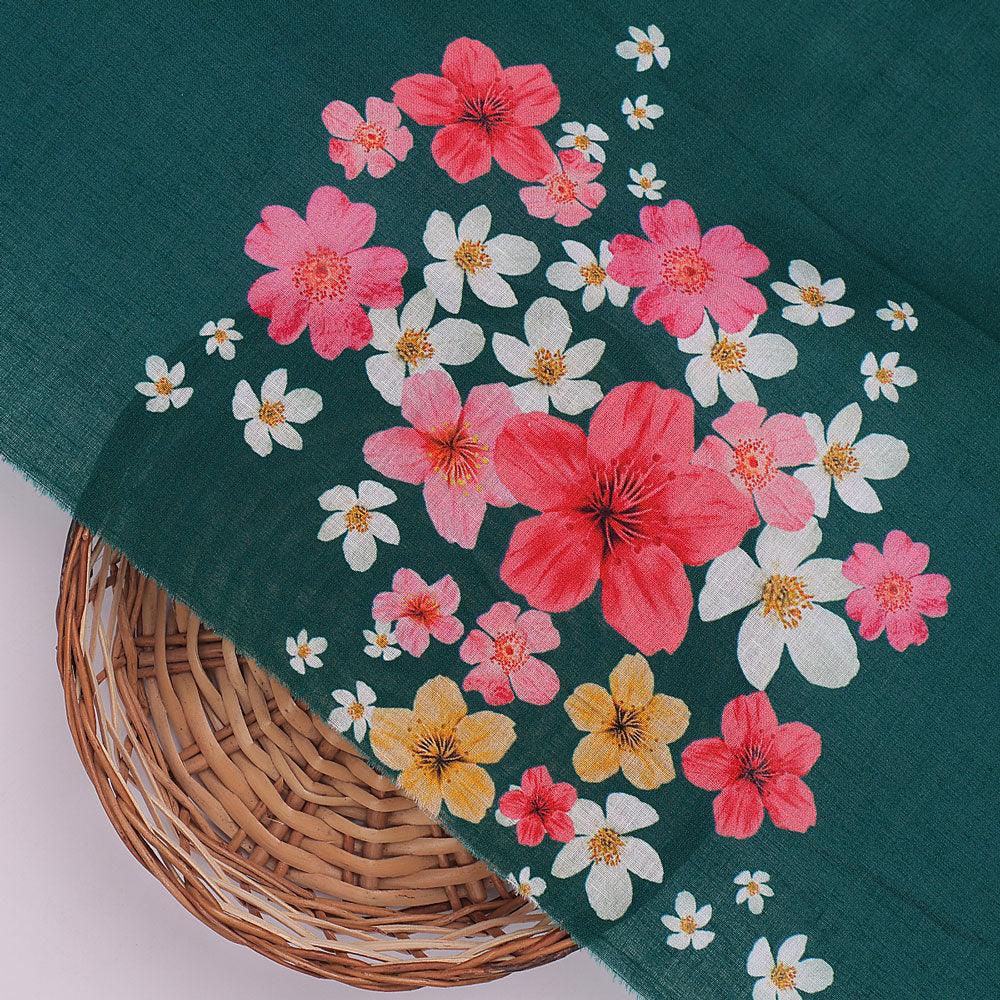 Hawaiian Tiny Colourful Chintz Digital Printed Fabric - Pure Cotton - FAB VOGUE Studio®