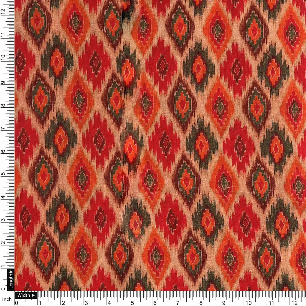 Seamless Pochampilli Patterns Digital Printed Fabric - Pure Cotton – pco 0 ta08752 108 seamless pochampilli patterns digital printed fabric pure cotton 4