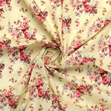 Chrysanthemum And Roses Bunch Digital Printed Fabric - Pure Cotton – pco 0 ta08795 108 chrysanthemum and roses bunch digital printed fabric pure cotton 1