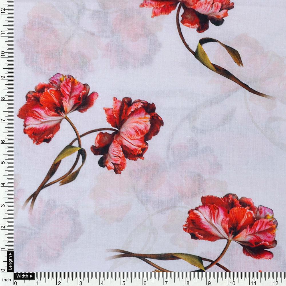 Dark Red Flower Printed Pure Cotton Fabric Material – pco 0 ta08946a2 108 dark red flower printed pure cotton fabric material 4