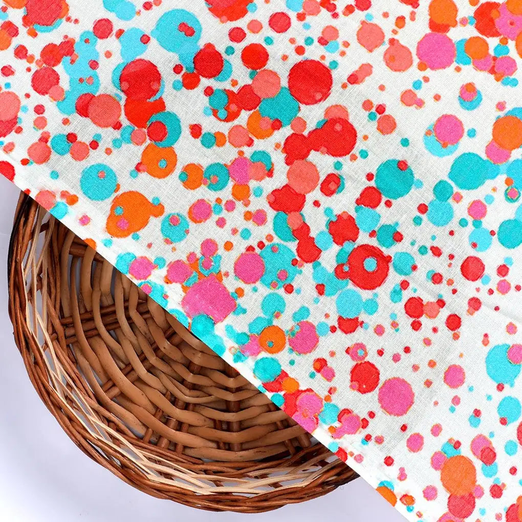 Spread Colour Of Rainbow Spot Digital Printed Fabric - Pure Cotton – pco 0 ta09660a 108 spread colour of rainbow spot digital printed fabric pure cotton 2