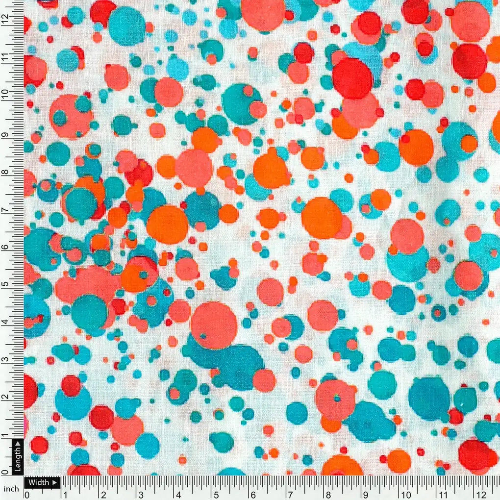 Spread Colour Of Rainbow Spot Digital Printed Fabric - Pure Cotton – pco 0 ta09660a 108 spread colour of rainbow spot digital printed fabric pure cotton 4