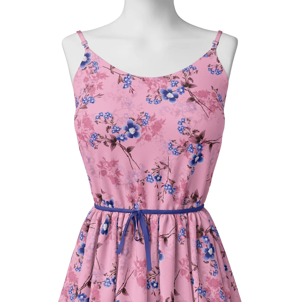 Dark Pink With Purple Petunia Flower Digital Printed Fabric - Pure Cotton – pco 0 ta09678p3 108 dark pink with purple petunia flower digital printed fabric pure cotton 2