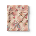 Red Roses With Peach Rose Blury Texture Digital Printed Fabric - Pure Cotton – pco 0 ta09683 108 red roses with peach rose blury texture digital printed fabric pure cotton 3