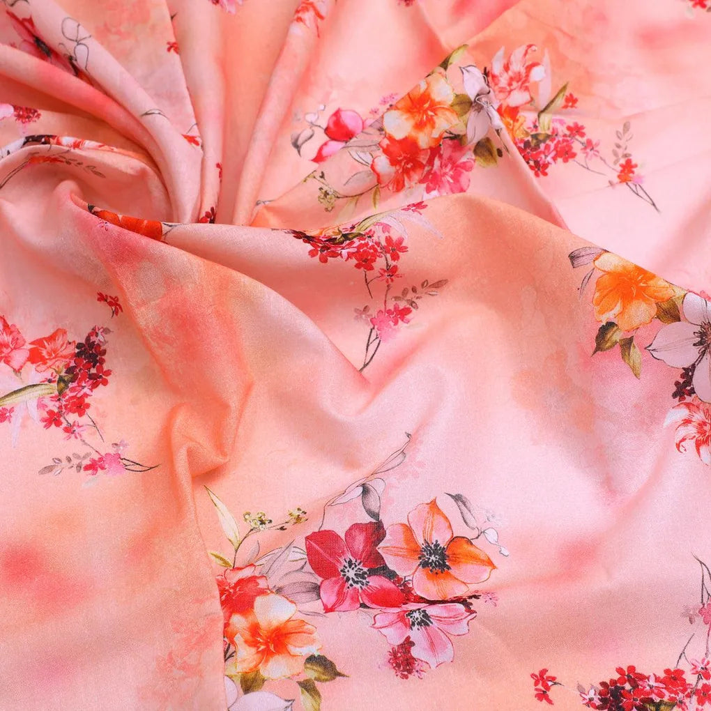 White Floral Pure Cotton Printed Fabric Material – pco 0 ta09686 108 white floral pure cotton printed fabric material 3