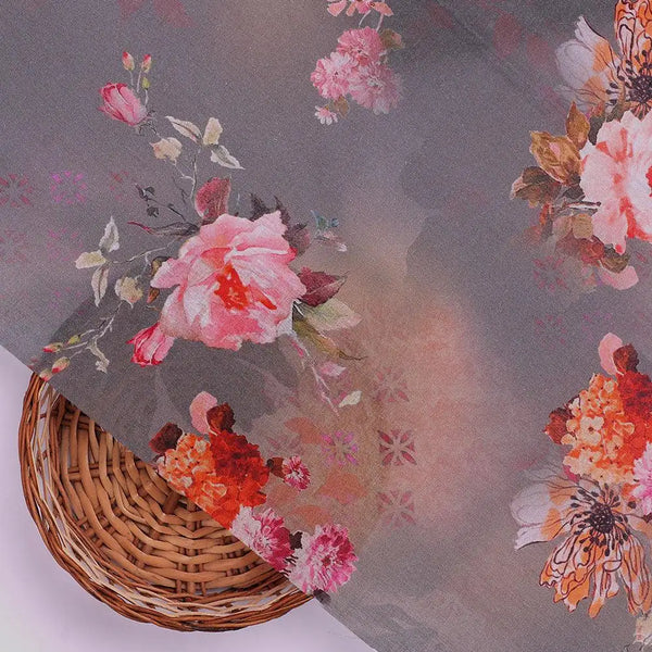 Morden Peony Watercolour Art Digital Printed Fabric - Pure Cotton – pco 0 ta7309p1 108 morden peony watercolour art digital printed fabric pure cotton 2 - alternate view